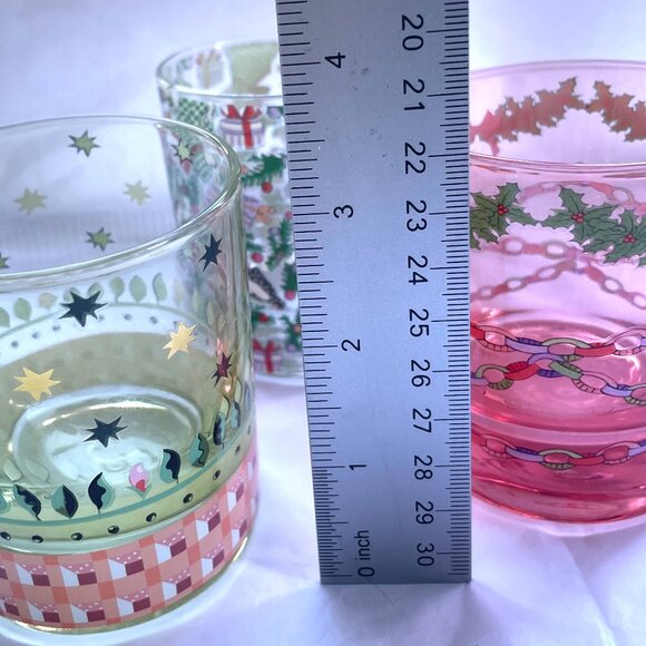 3 Piece Glass Tealight Holders Set Cath Kidston - Picture 7 of 7